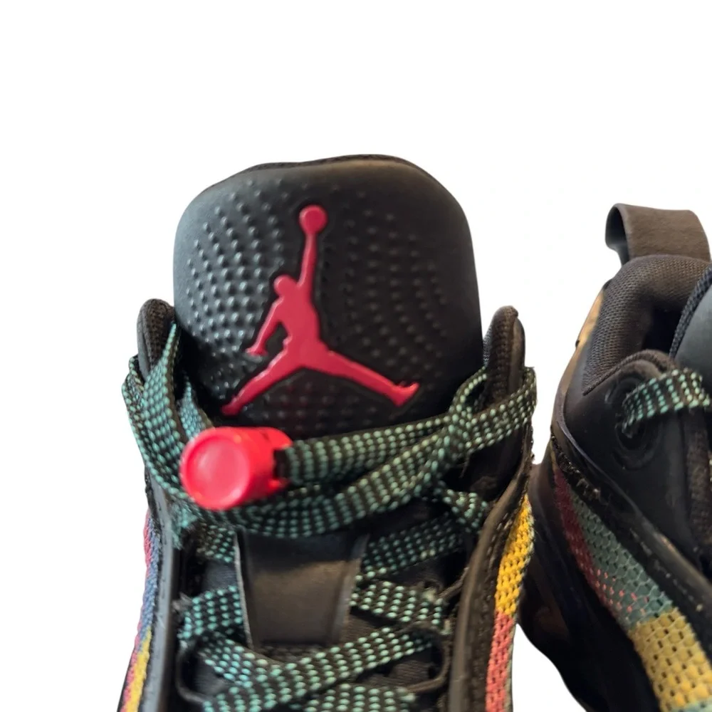 Jordan Mens Sz 7 XXXVI Black/Pink Washed Teal Low Basketball Athletic Sneakers